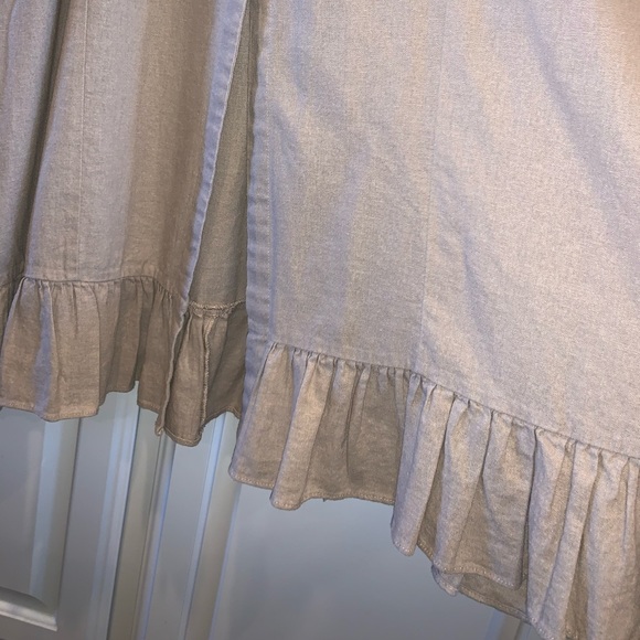 Tan Linen Maxi Dress - Zara - Picture 6 of 9